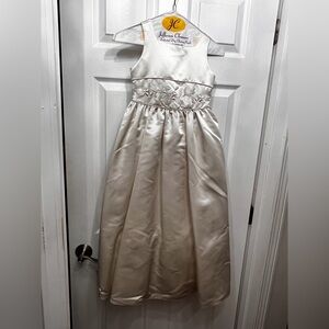 Mon Cheri Satin white Kids Dress